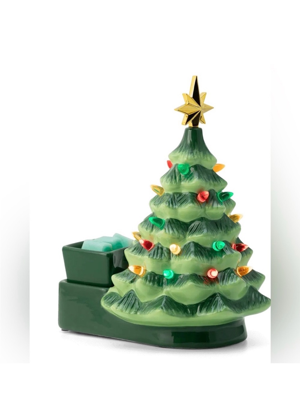 Scentsy Merry Little Christmas Tree Warmer Decorative Ceramic NIB 2025